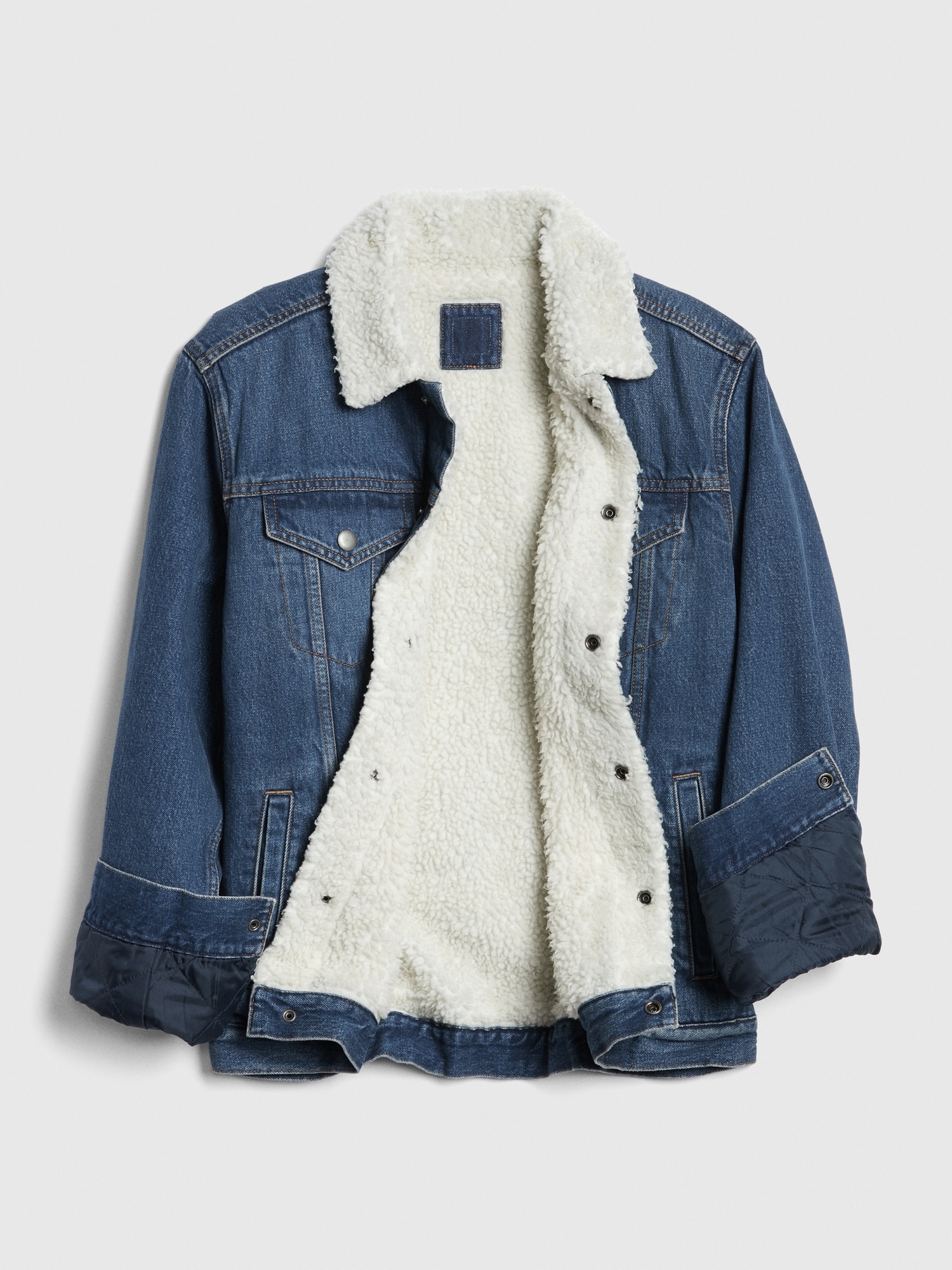 gap sherpa denim