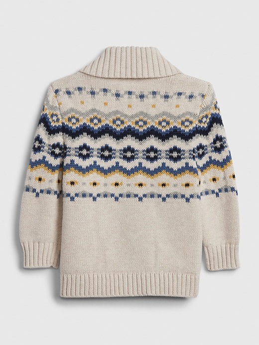 Image number 2 showing, Baby Fair Isle Cardi Sweater