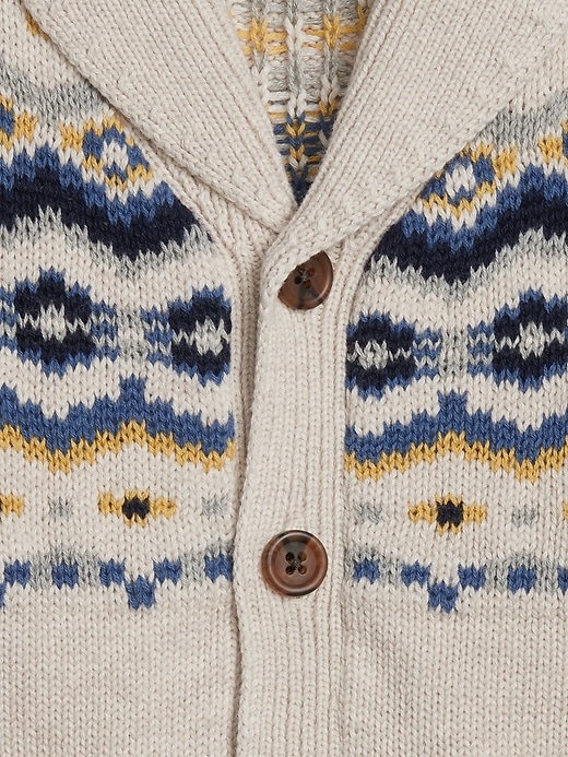 Image number 3 showing, Baby Fair Isle Cardi Sweater