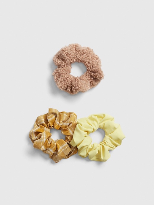 View large product image 1 of 1. Mix-Fabric Scrunchies (3-Pack)