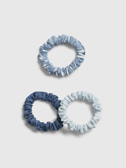 View large product image 1 of 1. Mini Mix-Fabric Scrunchies (3-Pack)