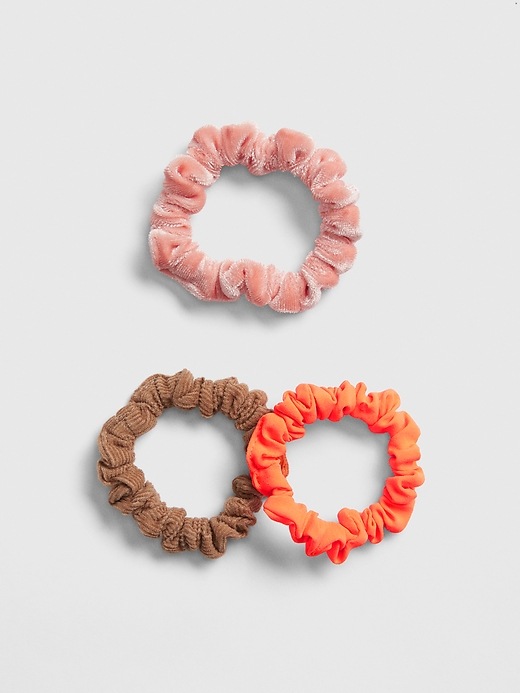 View large product image 1 of 1. Mini Mix-Fabric Scrunchies (3-Pack)
