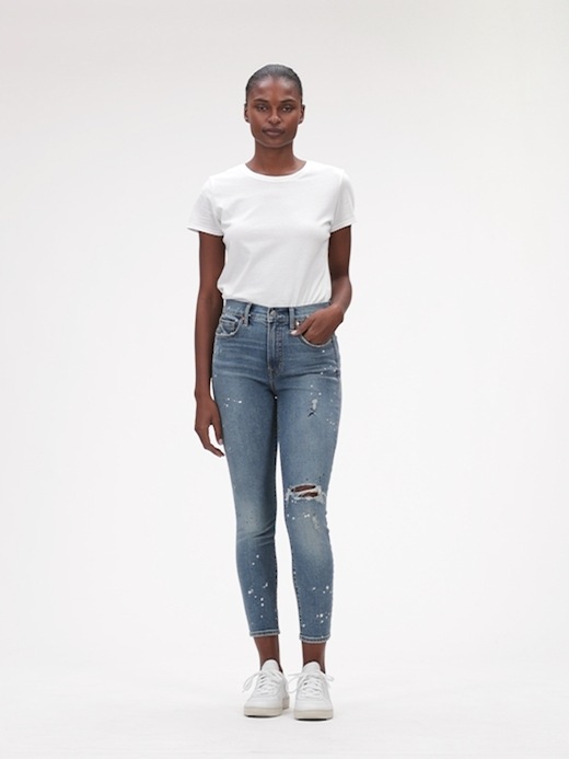 Gap high rise sales true skinny ankle