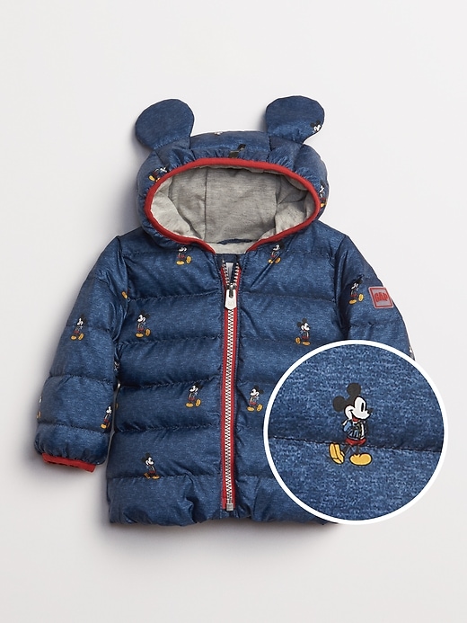 Image number 1 showing, babyGap &#124 Disney Mickey Mouse ColdControl Ultra Max Down Puffer