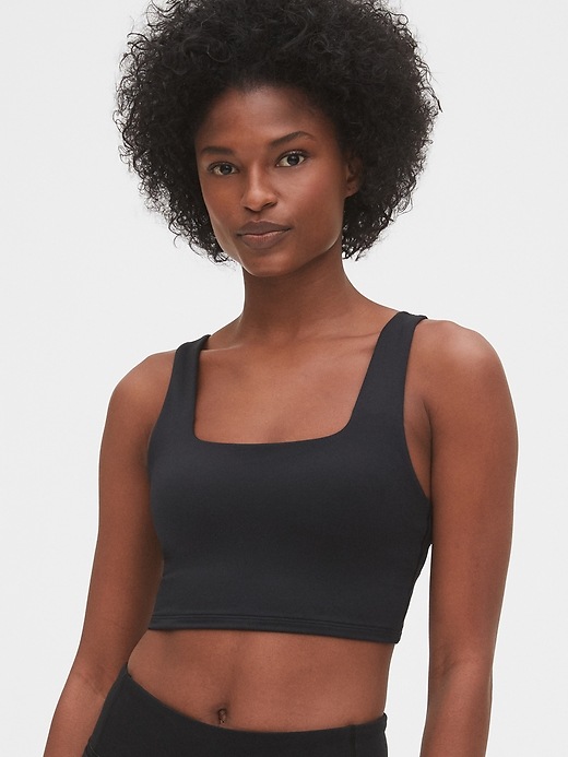 Image number 8 showing, GapFit Eclipse Low Support Square-Neck Sports Bra
