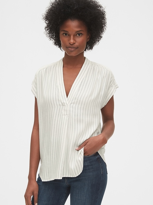 Image number 8 showing, Roll-Cuff Popover Top
