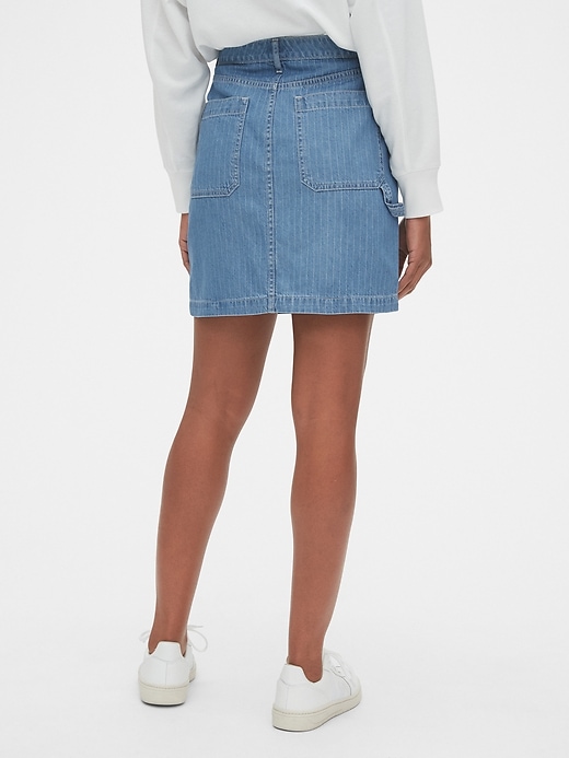 Image number 2 showing, Pinstripe Mini Skirt