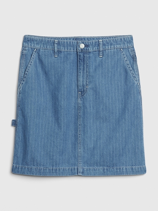 Image number 6 showing, Pinstripe Mini Skirt