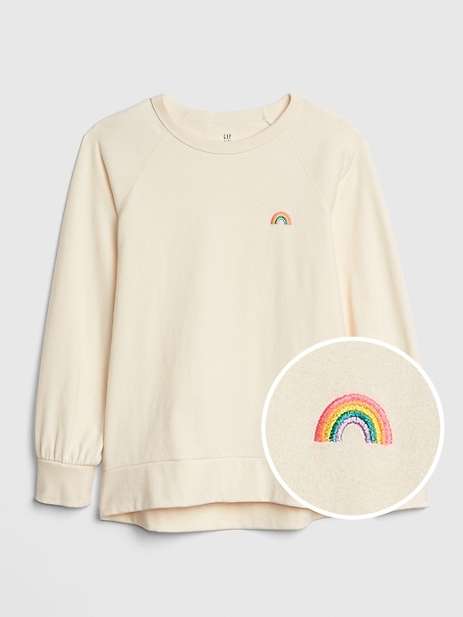 1 of 8 showing, with the color ivory frost of product Kids Tunic T-Shirt