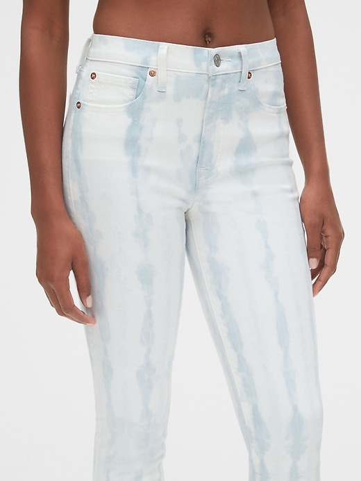 Image number 5 showing, High Rise Tie-Dye True Skinny Jeans with Secret Smoothing Pockets