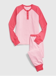 waffle knit jogger set