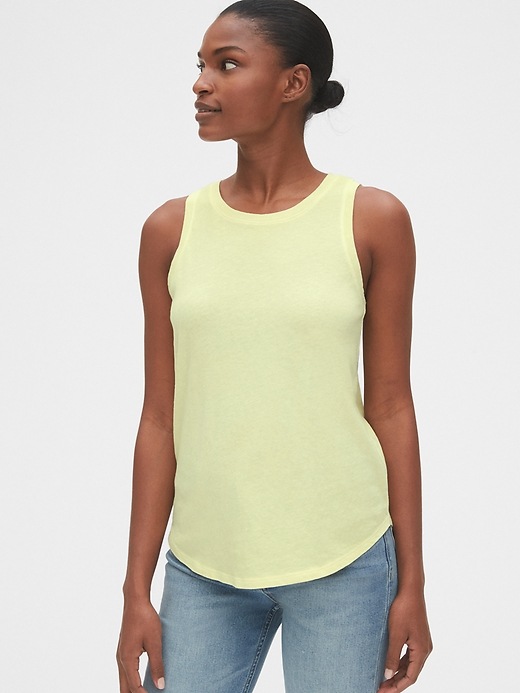 Image number 1 showing, Garment-Dyed Tank