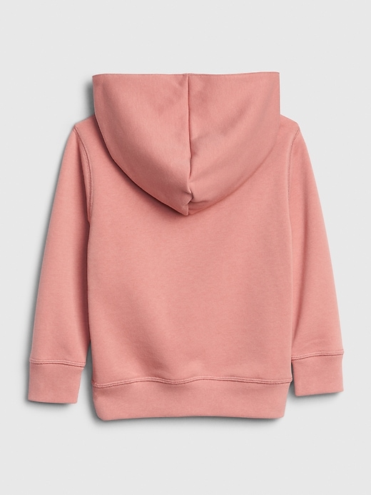 2 of 8 showing, with the color passion rose of product Toddler Gap Logo Hoodie Sweatshirt