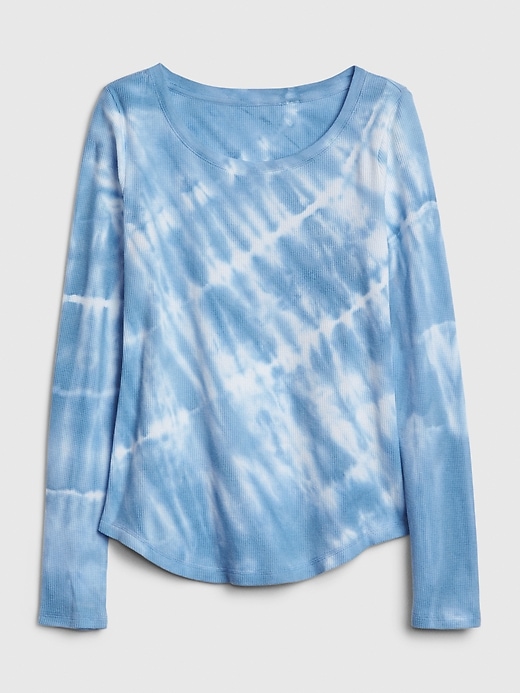 Image number 6 showing, Tie-Dye Waffle Scoopneck T-Shirt
