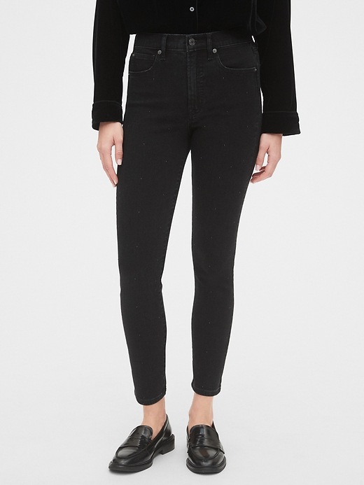 Image number 6 showing, High Rise Studded True Skinny Ankle Jeans with Secret Smoothing Pockets
