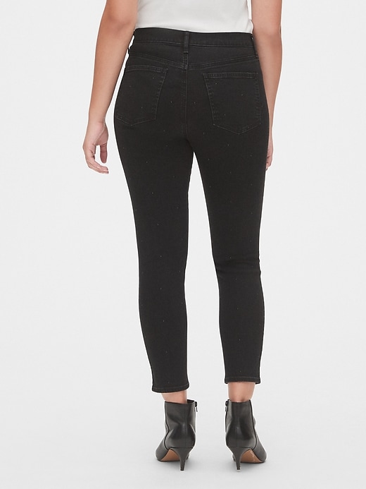Image number 2 showing, High Rise Studded True Skinny Ankle Jeans with Secret Smoothing Pockets