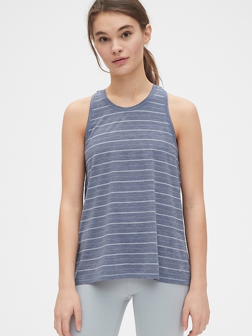 View large product image 1 of 1. GapFit Breathe Tie-Back Tank Top