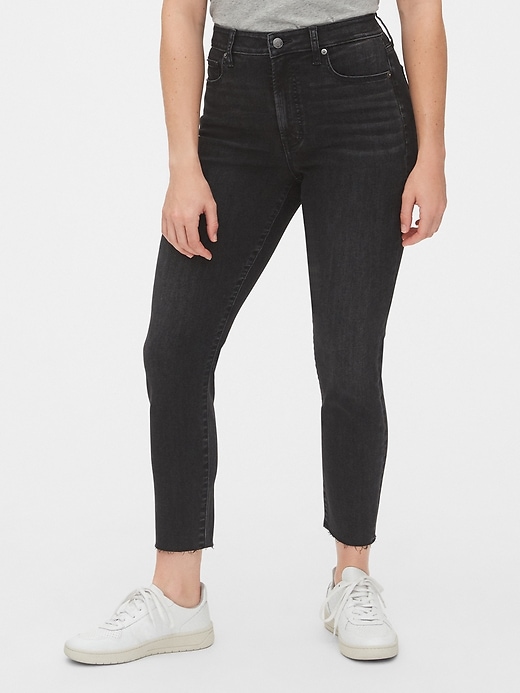 Image number 1 showing, High Rise Curvy True Skinny Ankle Jeans with Secret Smoothing Pockets