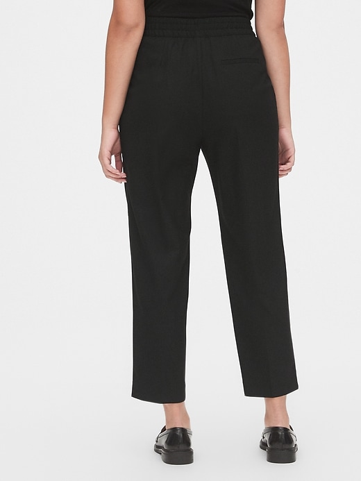 Image number 2 showing, High Rise Tie-Waist Pants