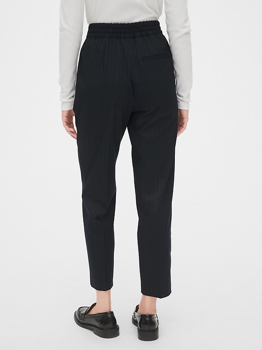 Image number 7 showing, High Rise Stripe Tie-Waist Pants