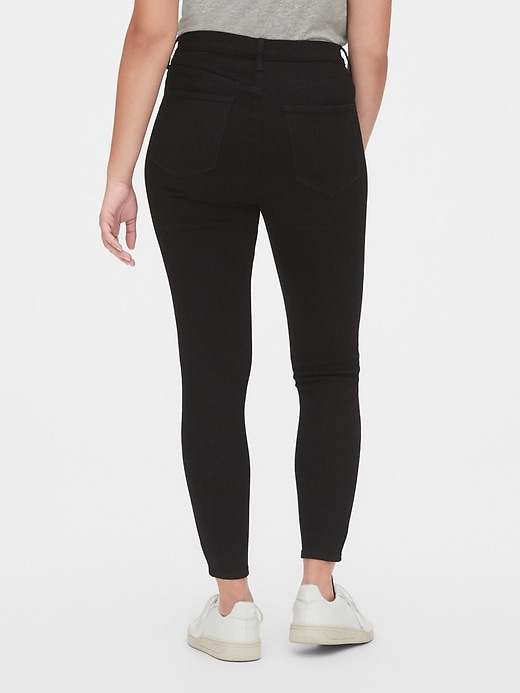 Image number 2 showing, High Rise Button-Fly Favorite Jeggings with Secret Smoothing Pockets