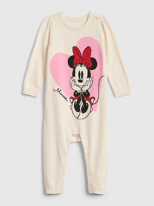 Image number 1 showing, babyGap &#124 Disney Minnie Mouse Sweater One-Piece
