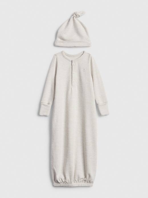 Image number 4 showing, babyGap Brannan Bear Softspun PJ Gown Set