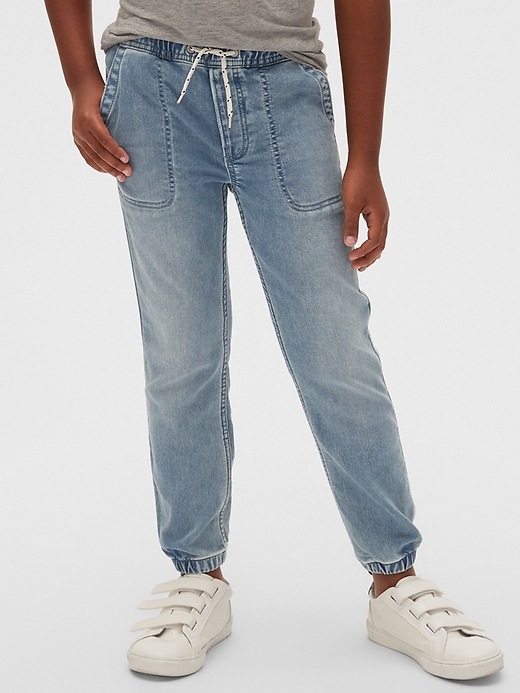 Image number 2 showing, Kids Denim Joggers with Washwell&#153