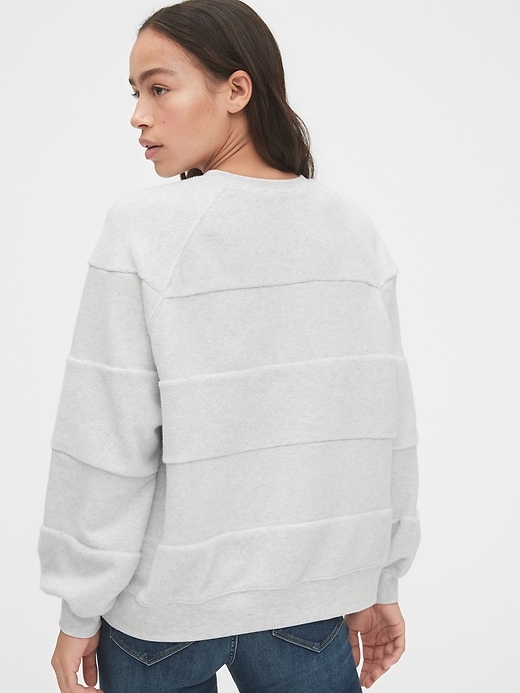 Image number 2 showing, Textured Stripe Raglan Sweater