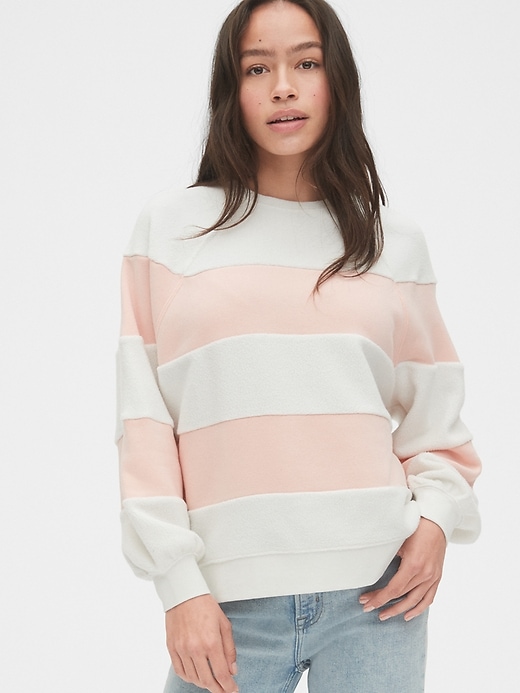 Image number 8 showing, Textured Stripe Raglan Sweater