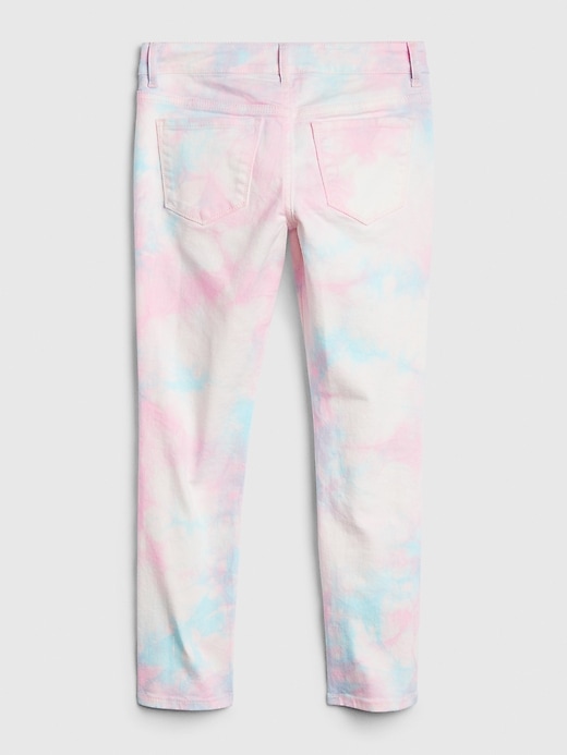 Image number 3 showing, Kids Tie-Dye Super Skinny Jeans with Stretch