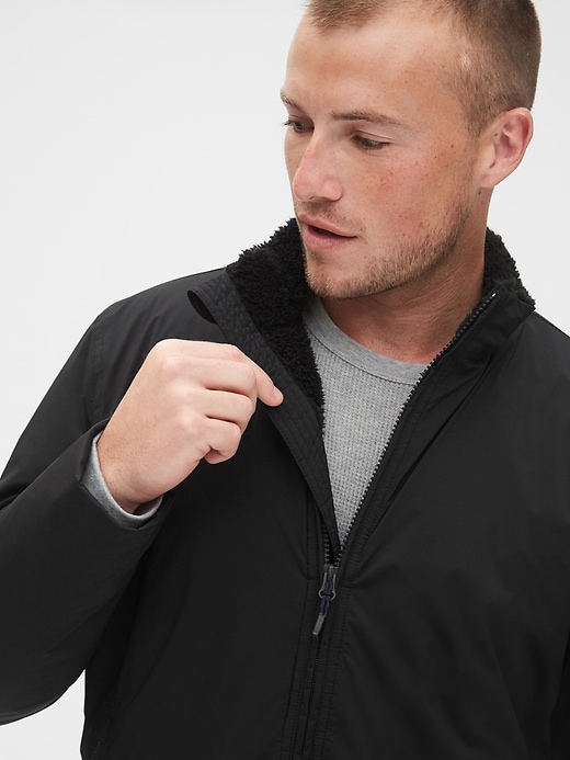 Image number 5 showing, Sherpa-Lined Zip Jacket