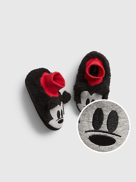 View large product image 1 of 1. babyGap &#124 Disney Minnie Mouse Slippers