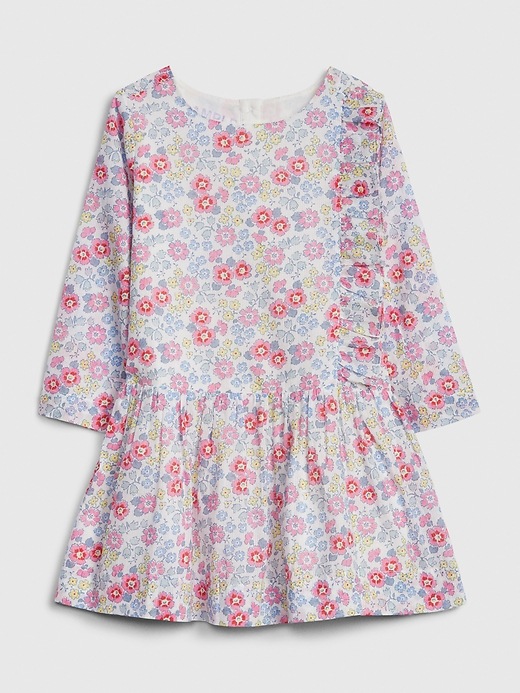 Image number 2 showing, Toddler Floral Drop-Waist Dress