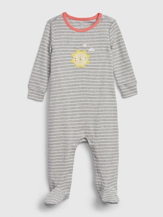 Image number 1 showing, Baby Sun Footed One-Piece