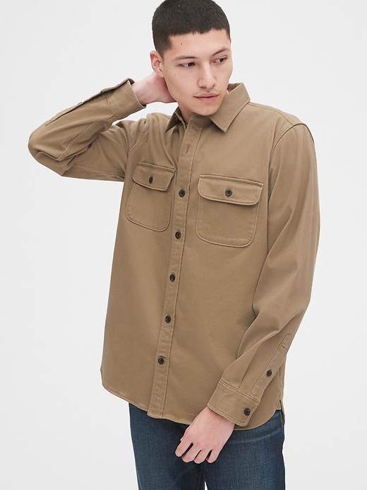 Image number 1 showing, Lightweight Shirt Jacket