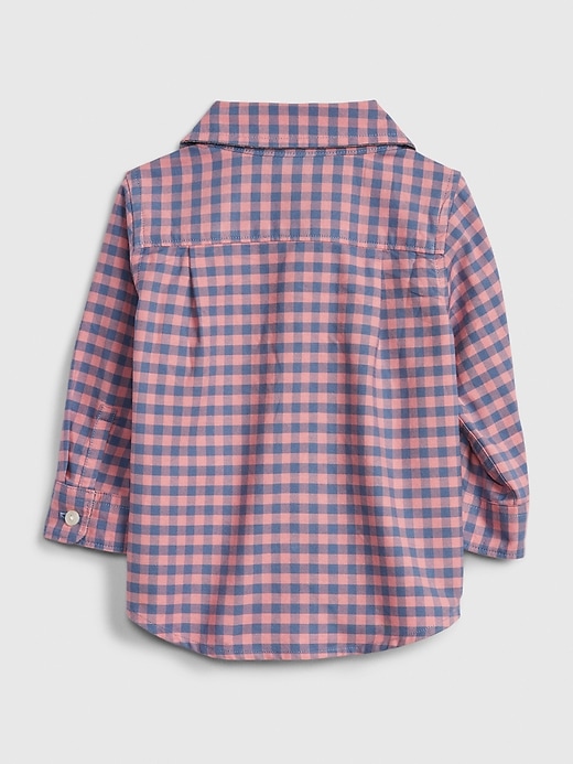 Image number 2 showing, Baby Oxford Double-Weave Button-Up Shirt