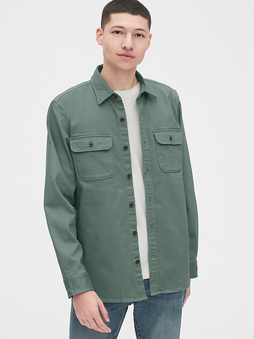 Lightweight Shirt Jacket | Gap