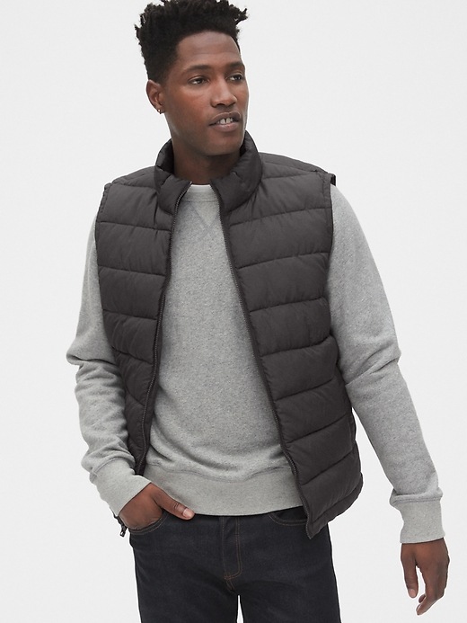 1 of 8 showing, with the color soft black of product ColdControl Puffer Vest