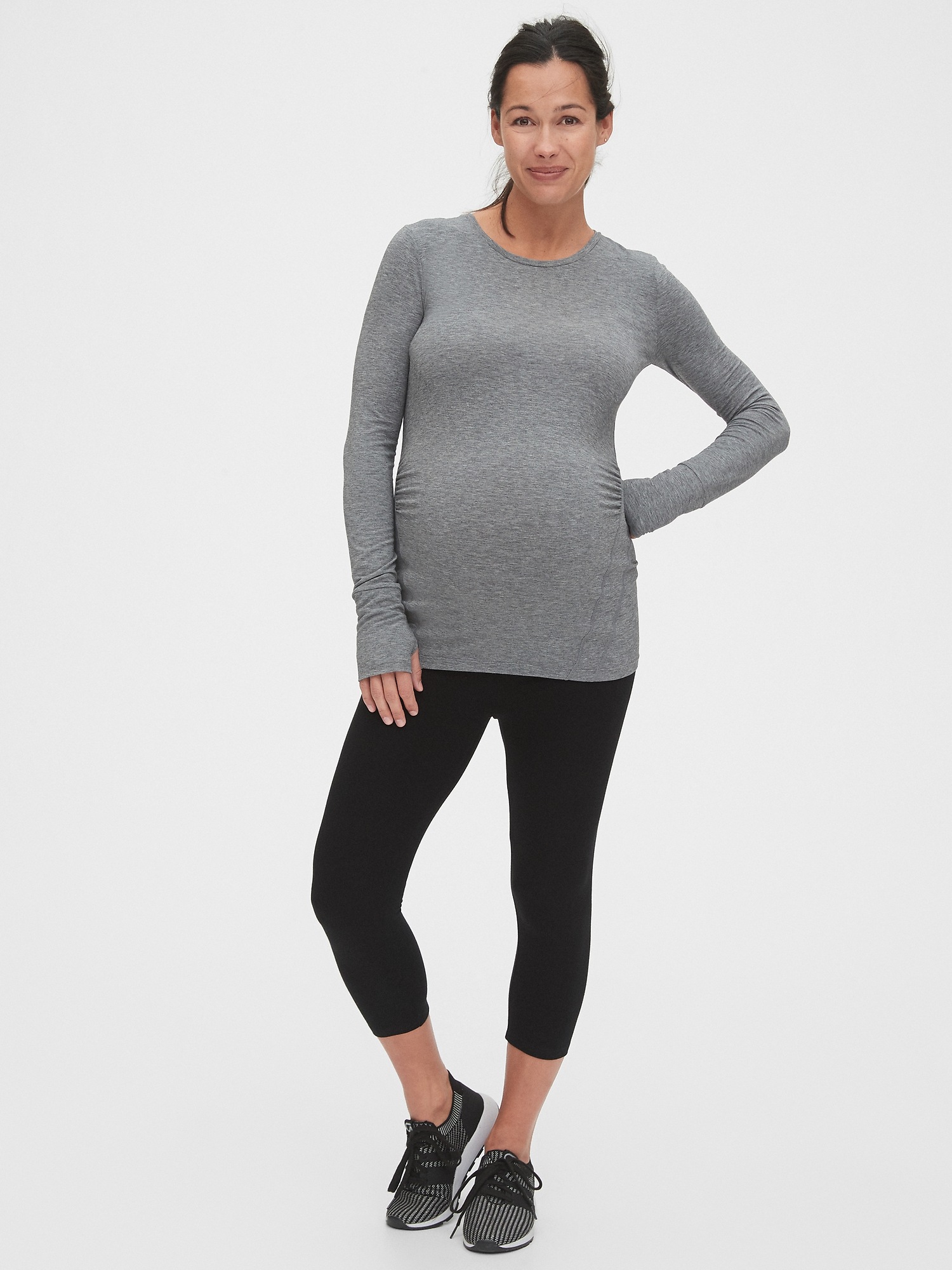 low rise capri leggings