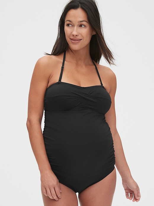 Image number 1 showing, Maternity Swim Twist Top