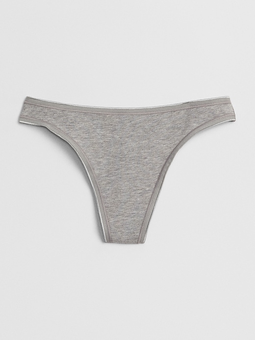 Image number 1 showing, Stretch Cotton Thong