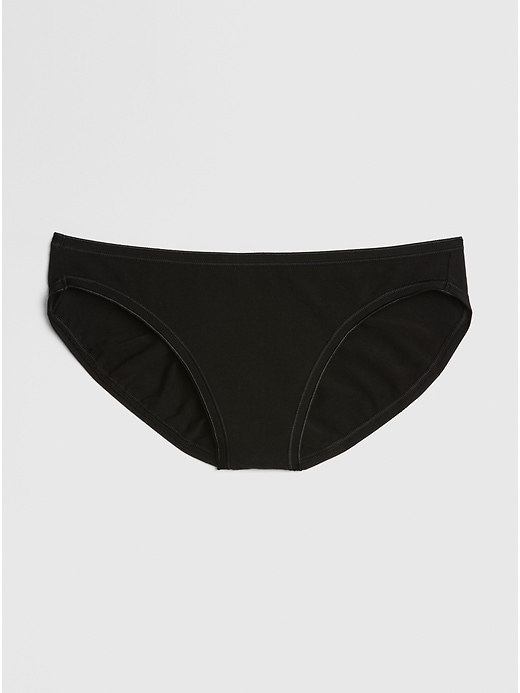 1 of 8 showing, with the color true black of product Stretch Cotton Bikini