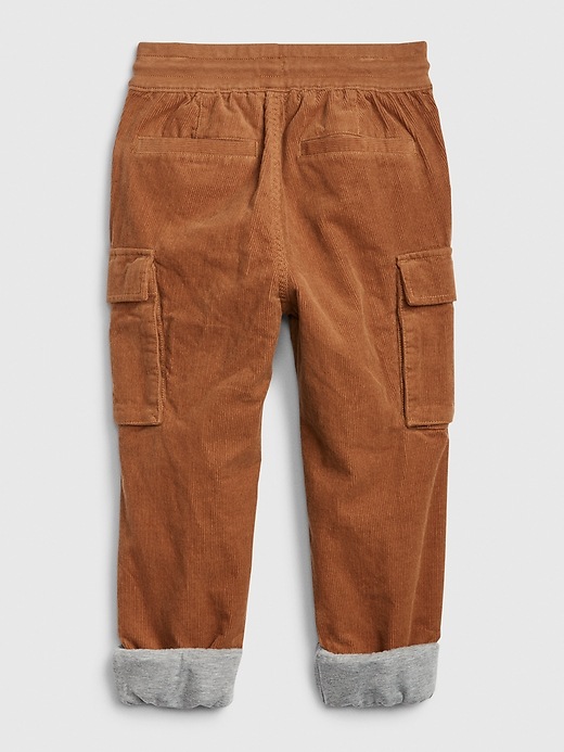 Image number 3 showing, Kids Lined Cord Joggers