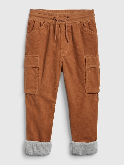 Image number 1 showing, Kids Lined Cord Joggers