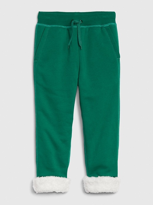 Image number 1 showing, Kids Sherpa-Lined Joggers