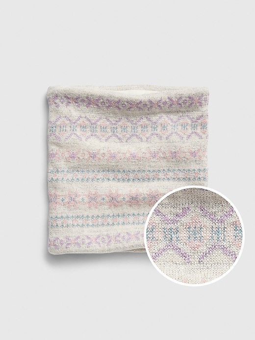 View large product image 1 of 1. Kids Fair Isle Neckwarmer