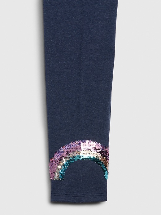 Image number 3 showing, Kids Flippy Sequin Everyday Stretch Leggings
