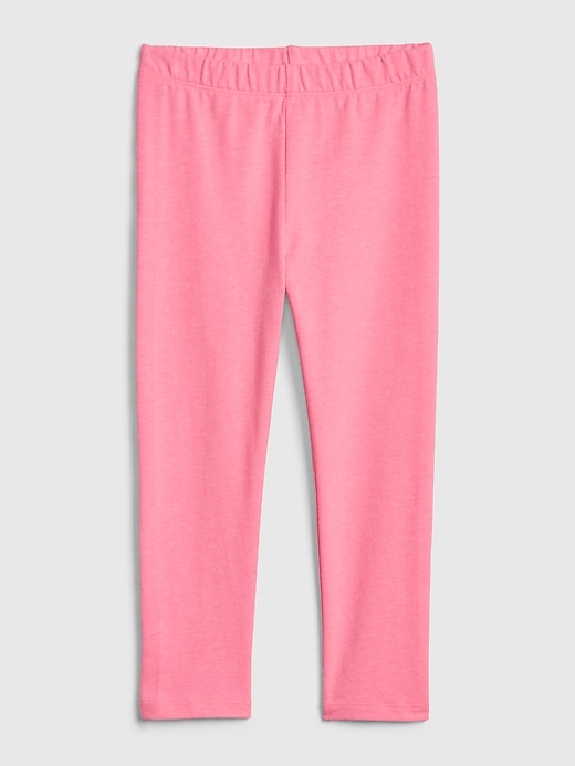 1 of 8 showing, with the color neon impulsive pink of product Toddler Floral Leggings
