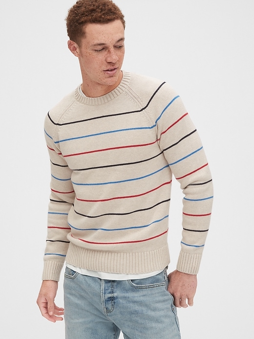 View large product image 1 of 1. Crewneck Raglan Sweater